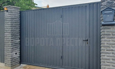 Небольшие ворота с дистанционным управлением ОТ-318 - фото 2
