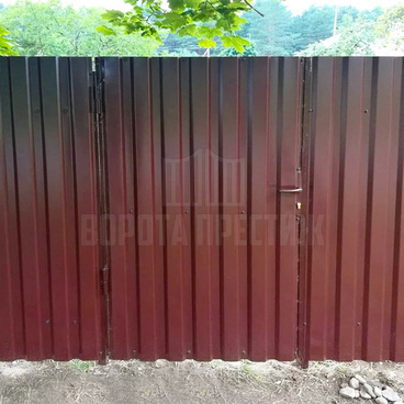 Калитка из профнастила для дачного участка КЛ-267
