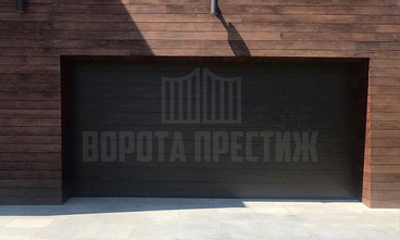 Стальные автоматические ворота для гаража ГР-132