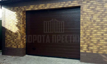 Металлические автоматические гаражные ворота ГР-156 - фото 2