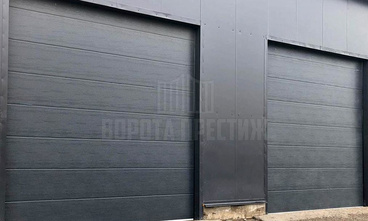 Секционные автоматические ворота для гаража ГР-164