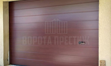 Автоматические секционные гаражные ворота ГР-222