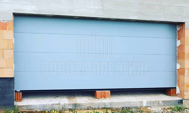 Металлические автоматические ворота для гаража ГР-258