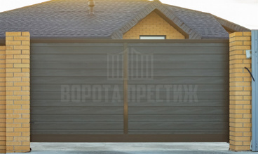 Механические ворота с обшивкой сэндвич-панелями ОТ-439