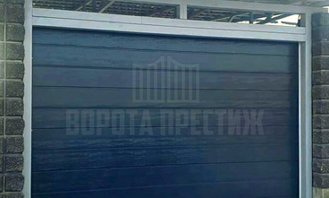 Секционные стальные механические ворота СК-107