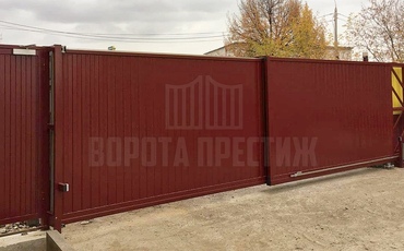 электрические откатные ворота