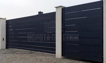 Стальные откатные ворота Tousek ОТ-291