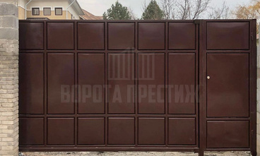 Современные стальные ворота с автоматическим управлением ОТ-336